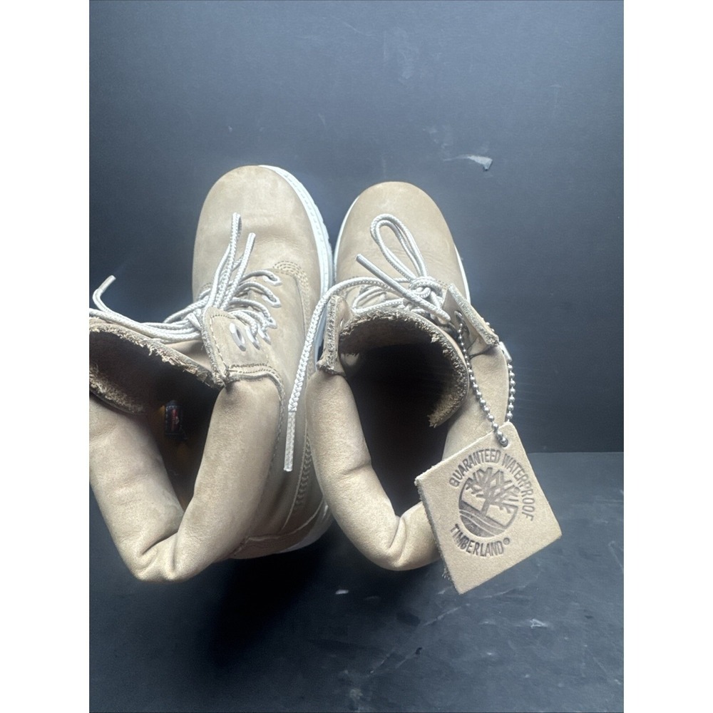 Timberland boots women Size 7M Suede Beige - Picture 7 of 10